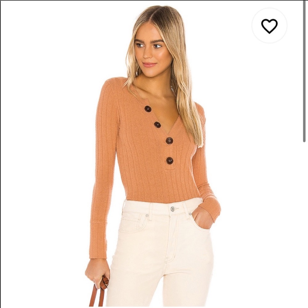 Free People Oliver Henley Women's Top Clay SZ XS